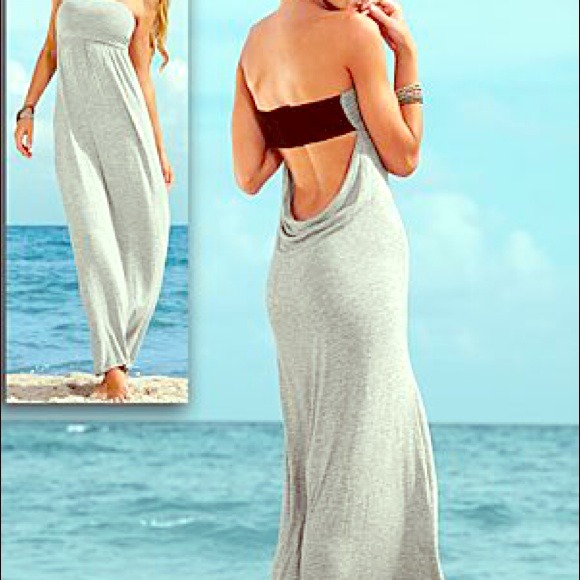 Venus Low Cowl Back Maxi Dress