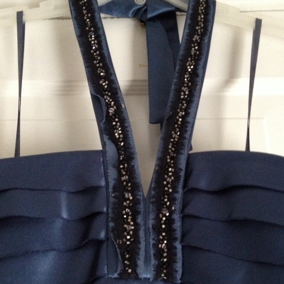 BCBG Maxazria Blue Formal Dress - Picture 3 of 4