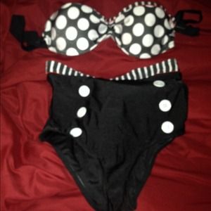 Pinup style swimsuit