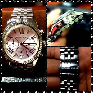 Michael Kors chronograph silver watch