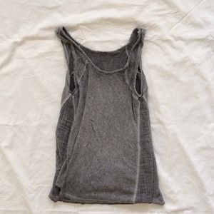 Free people grey tank size S