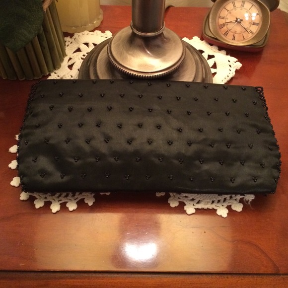 SOLD IN BUNDLE  Vintage Gatsby style beaded clutch - Picture 3 of 4