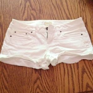 Aerie white short shorts, jeans, & tank