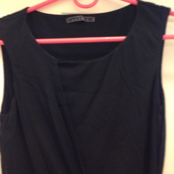 SOLD...Black side twist dress - Picture 3 of 3