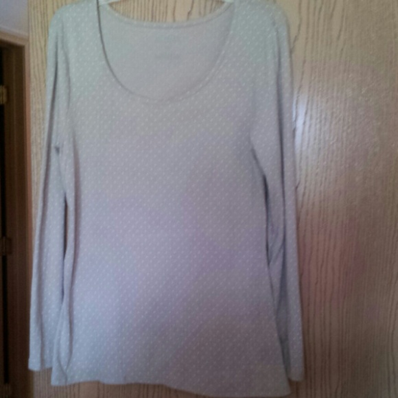 Old navy khacki polka dot top