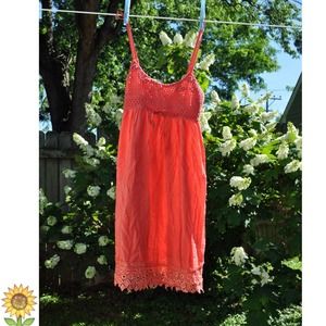 Lace detail sundress