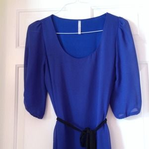 Royal blue dress