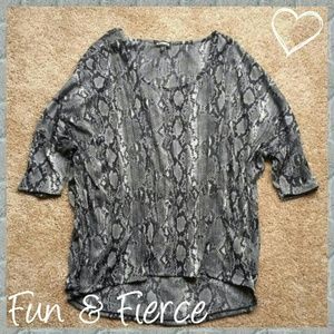 Express high-low top