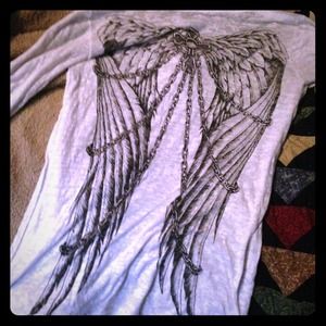 ✨Sinful by affliction burn out top✨