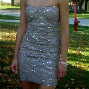 Sparkle/lace Homecoming Dress