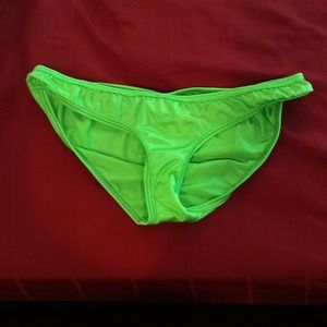 Lime green bikini bottoms