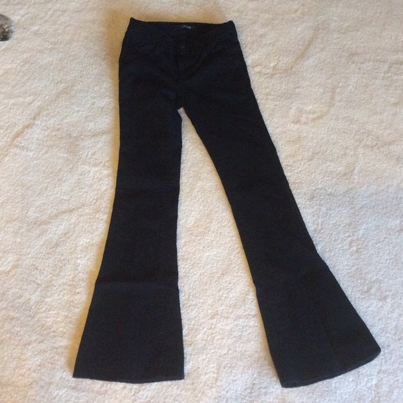 J Brand martini skinny flare black jeans