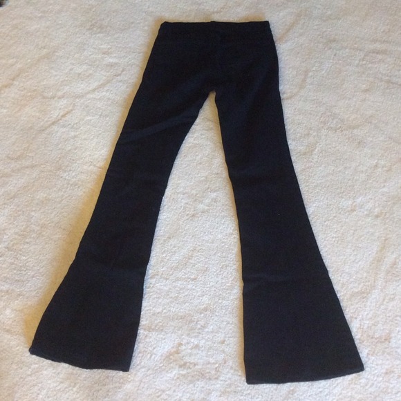 J Brand martini skinny flare black jeans