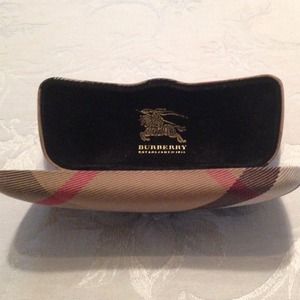 Burberry eyeglass case