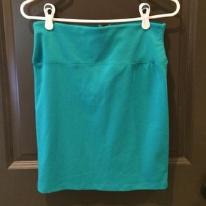 Teal AND Orange Bandage Skirt
