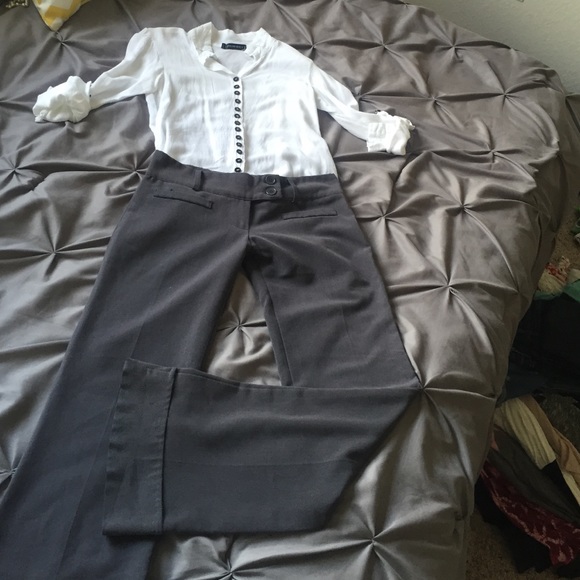 Grey dress pants