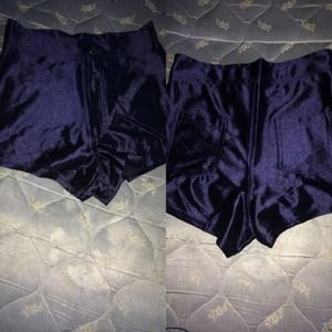 Navy blue american apparel disco shorts small