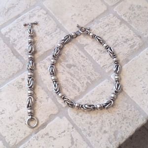 Silpada necklace and bracelet set