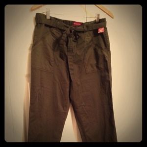 NWT Army Green Crop Pants