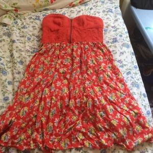 Tube top dress