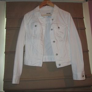 White denim jacket