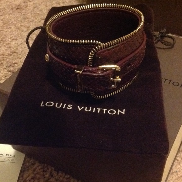 💯Authentic Louis Vuitton Python Cuff - Picture 2 of 8
