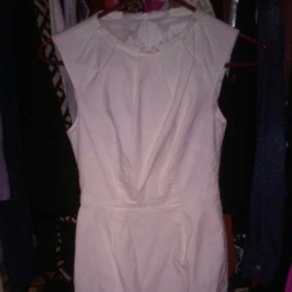 All white.classy dress