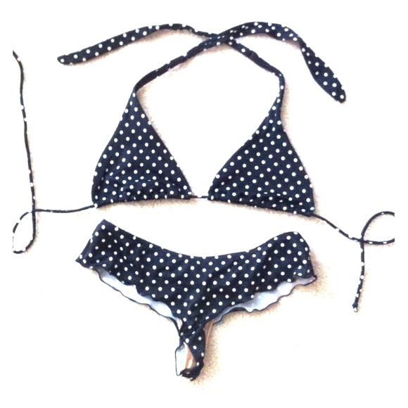 Victoria's Secret polkadot Brazilian bikini