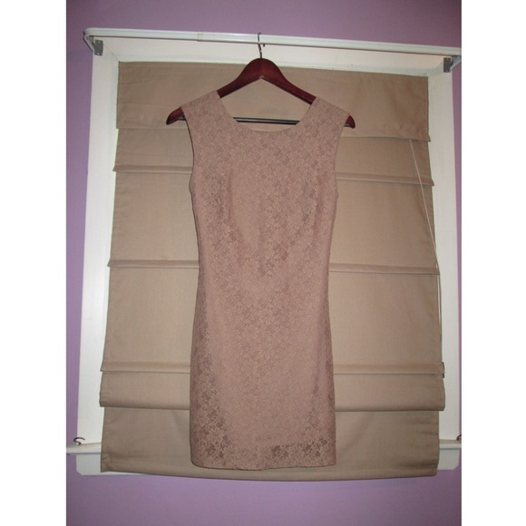 Nude lace dress