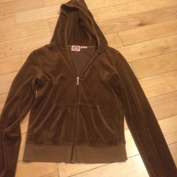 Brown Juicy Couture Zip-up Jacket