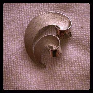 Trifari silver colored pin