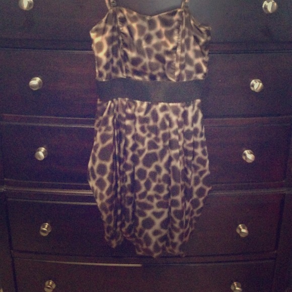 Leopard party dress