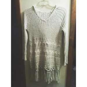 Free People Fringe Sweater