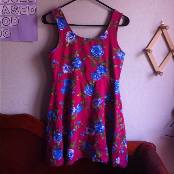 Pink Floral Forever 21 Dress