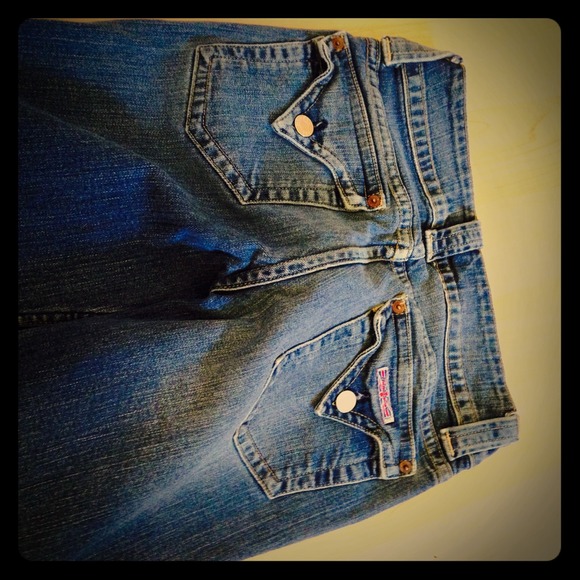 Hudson med wash jeans
