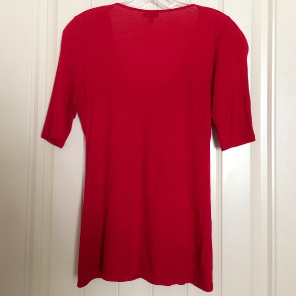 SOLD✨B1G1 FREE✨ Express Red Ruffle Top - Picture 4 of 4