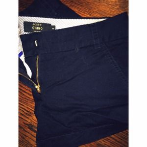 J. Crew Navy Chino Shorts