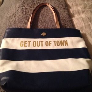 Get out of town tote bag