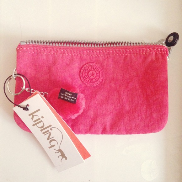 Pink Kipling Small Pouch