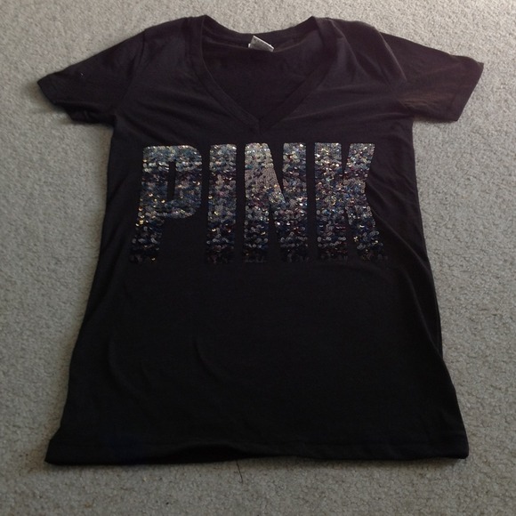 Vs Victoria's Secret pink sequin shirt