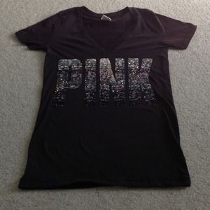 Vs Victoria's Secret pink sequin shirt