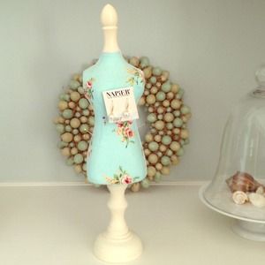 Faux pearl drop earrings