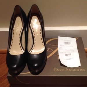 Enzo Angiolini Black Heels
