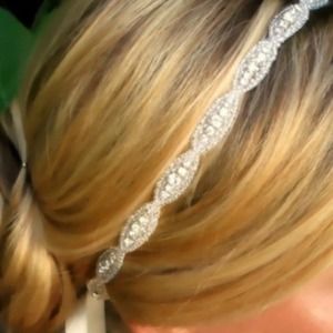 Bridal headband with best quality rhinestone