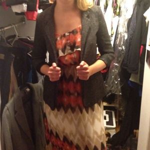 Urban Outfitters tailored jacket charcoal