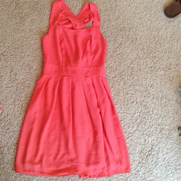 HOLD for @laurias - Coral Bow Back Sun Dress
