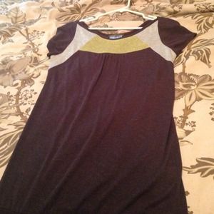 Grey green and silver top or dress