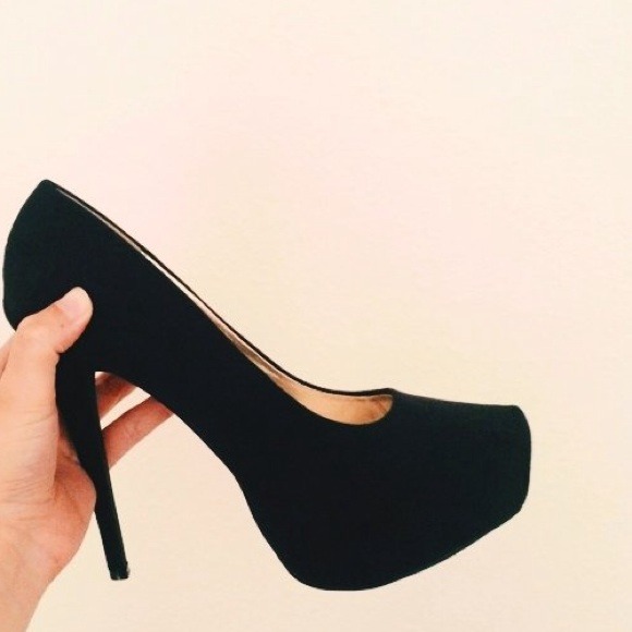 Charlotte Russe Shoes - Black heels