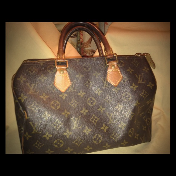 FINAL!! Vintage Louis Vuitton monogram speedy 30