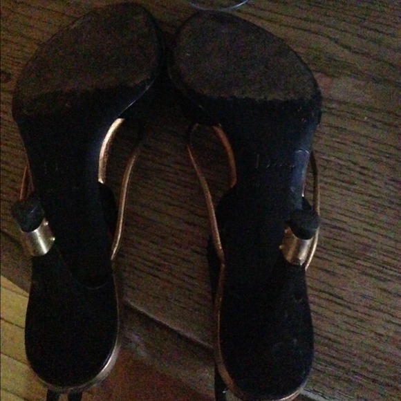 Christian Dior Suede and Leather Pump/Heels Sandal - Picture 4 of 4